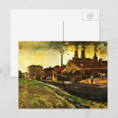 Iron Mill in Den Haag door Vincent van Gogh Briefkaart (Voorkant / Achterkant)