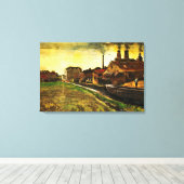 Iron Mill in Den Haag door Vincent van Gogh Canvas Afdruk (Insitu (Houten vloer))