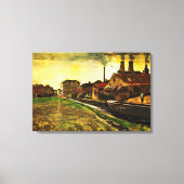 Iron Mill in Den Haag door Vincent van Gogh Canvas Afdruk (Voorkant)