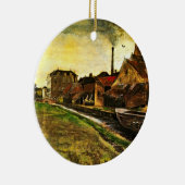 Iron Mill in Den Haag door Vincent van Gogh Keramisch Ornament (Rechts)