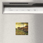 Iron Mill in Den Haag door Vincent van Gogh Magneet (Insitu (Vaatwasser))