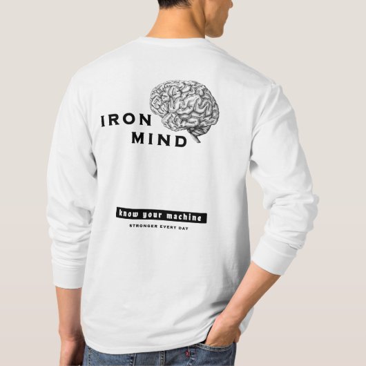 IRON MIND T-SHIRT  | graphic tee (Achterkant)