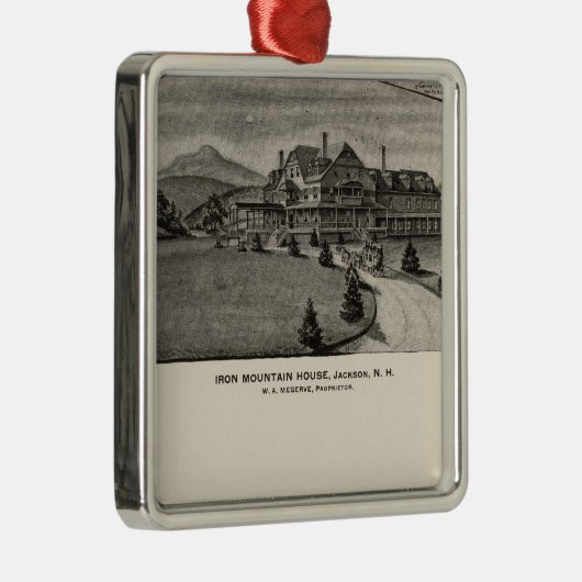 Iron Mountain House, Jackson, NH Metalen Ornament (Rechts)