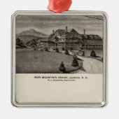 Iron Mountain House, Jackson, NH Metalen Ornament (Voorkant)
