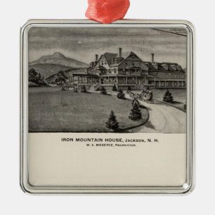 Iron Mountain House, Jackson, NH Metalen Ornament