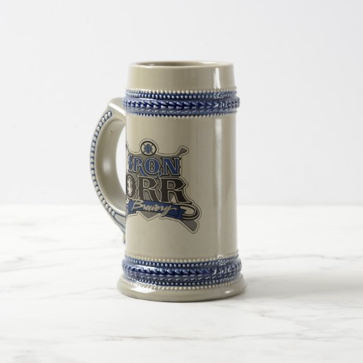 Iron Orr Brewery Stein Bierpul (Voorkant links)