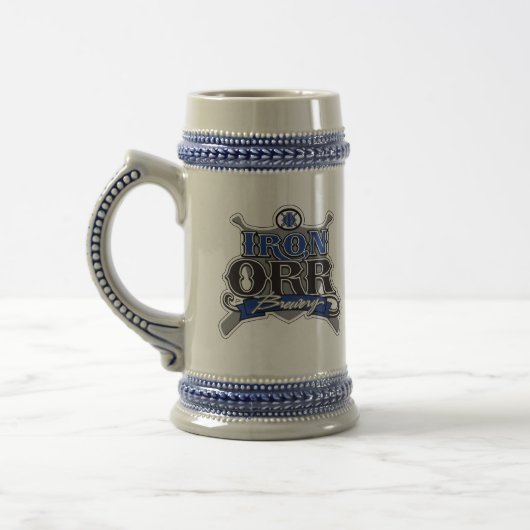 Iron Orr Brewery Stein Bierpul (Links)
