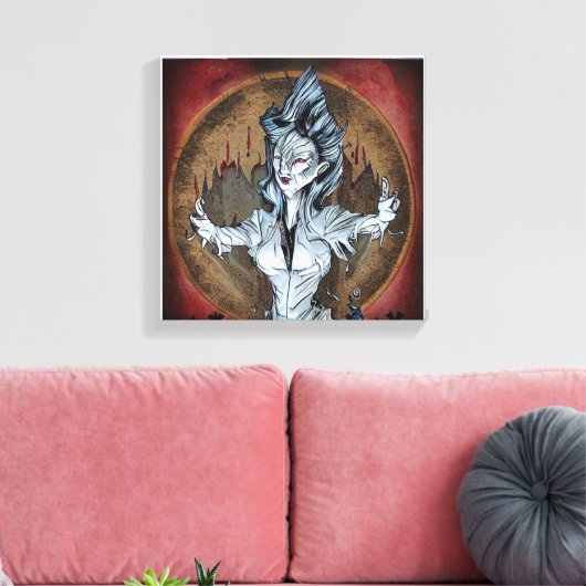 Iron Phantom Canvas Afdruk (Insitu (Woonkamer))