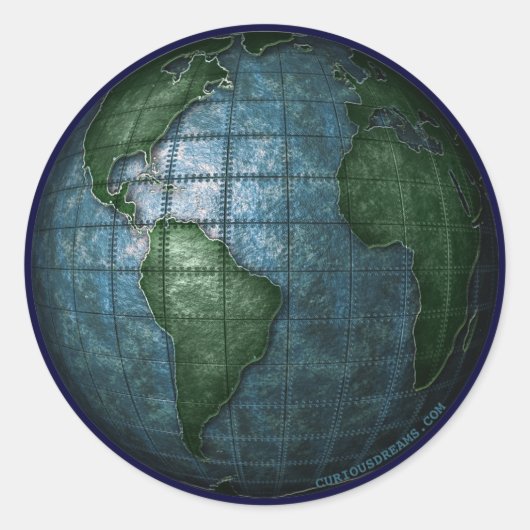 Iron Plated Earth Sticker (Voorkant)