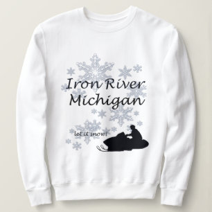 Iron River Michigan Sneeuwscooter Sneeuwdames Trui