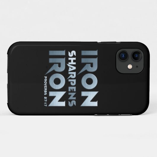Iron Sharpens Iron - Christelijke Mannen & Vrouwen Case-Mate iPhone Case (Achterkant (horizontaal))
