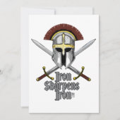 Iron Sharpens Iron Essential Christelijke inspirat Kaart (Voorkant)