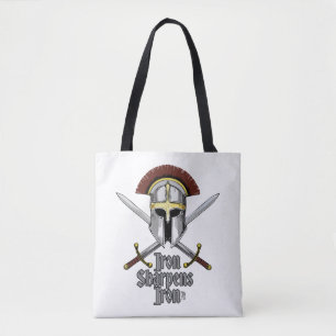 Iron Sharpens Iron Essential Christelijke inspirat Tote Bag