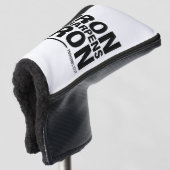 Iron Sharpens Iron Golf Putter Hoesje Golfheadcover (3/4 voorkant)