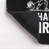 Iron Sharpens Iron - Gym Art Gewichtheffen Ontwerp Muismat (Hoek)