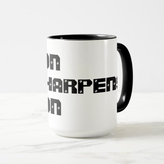 IRON SHARPENS IRON koffie mok (Voorkant rechts)