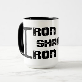 IRON SHARPENS IRON koffie mok