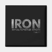 Iron Sharpens Iron  Magneet (Voorkant)