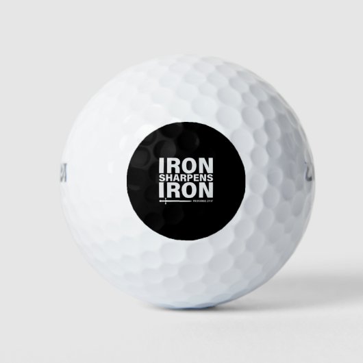 Iron Sharpens Iron (Set of 3) Golfballen (Voorkant)
