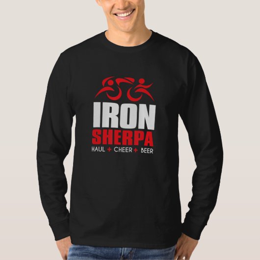 Iron Sherpa Triathlon Triathlete Inspired  Haul Ch T-shirt (Voorkant)