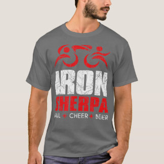 IRON SHERPA Triathlon Triatlete Geïnspireerd Haul  T-shirt