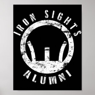 Iron Sights Alumni Boot Camp Schieten Marksmanship Poster