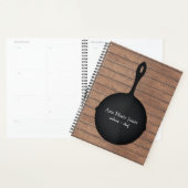Iron Skillet Rustic Caterer Chef Planner (Display)
