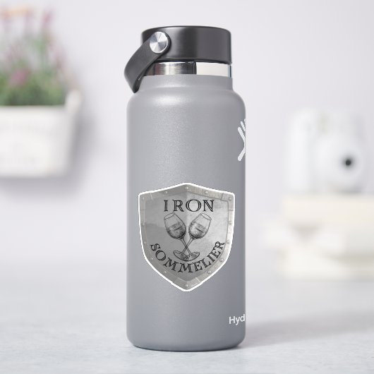 Iron Sommelier Wine Lover Sticker (HydroFlask)