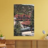 Iron Springs Cog Road Station & Hotel Canvas Afdruk (Insitu (Woonkamer))