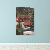 Iron Springs Cog Road Station & Hotel Canvas Afdruk (Insitu (Houten vloer))