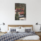 Iron Springs Cog Road Station & Hotel Canvas Afdruk (Insitu (Slaapkamer))