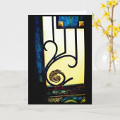 Iron Stem Kaart (Gele Bloem)