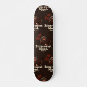 Iron T Bittersweet Mood: Dark Chocolate Cake Art Persoonlijk Skateboard (Voorkant)