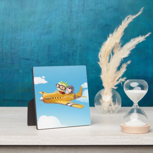 Iron T & Smile Pup: High Flying Avontuur Fotoplaat (Insitu)