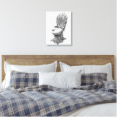 Iron Throne Toilet – Grappige Game of Thrones Canvas Afdruk (Insitu (Slaapkamer))