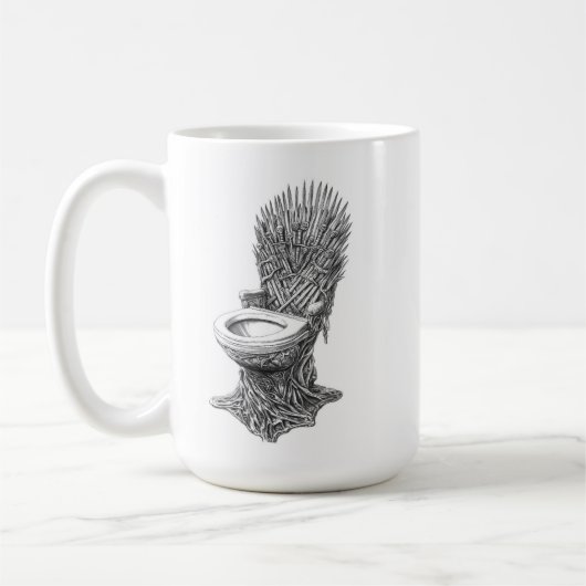 Iron Troon Toilet – Grappige Game of Thrones Koffiemok (Links)