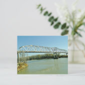 Iron Truss Bridge Briefkaart (Staand voorkant)