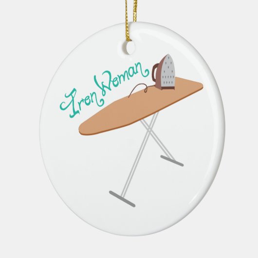 Iron Wemon Keramisch Ornament (Links)