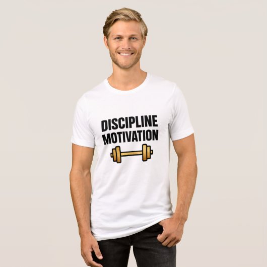 Iron Will – Discipline voor de hype Tri-Blend Shirt (Voorkant volledig)