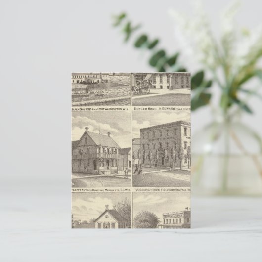 Iron Works, hotels en woonwijken in Port Washingto Briefkaart (Staand voorkant)