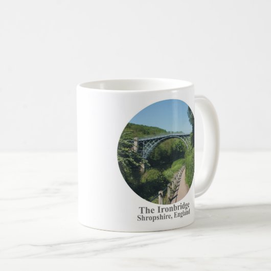 Ironbridge England Koffiemok (Voorkant rechts)
