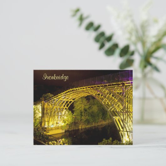 Ironbridge in het Briefkaart Lichten (Staand voorkant)