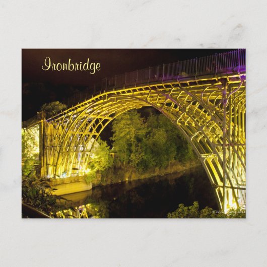 Ironbridge in het Briefkaart Lichten (Voorkant)