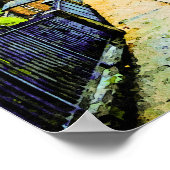 Ironbridge in Shropshire, Engeland Poster (Hoek)