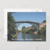 Ironbridge Shropshire Briefkaart (Voorkant / Achterkant)
