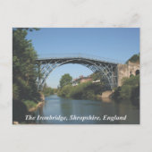 Ironbridge Shropshire Briefkaart (Voorkant)