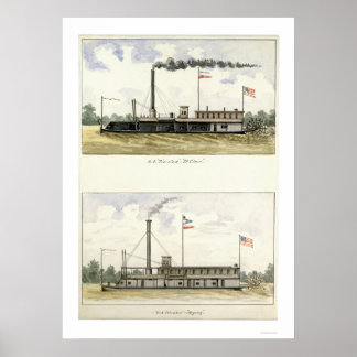 Ironclad St. Clair 1864 Poster