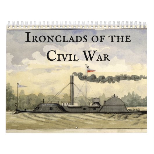 Ironclads van de Burgeroorlog Kalender (Hoes)