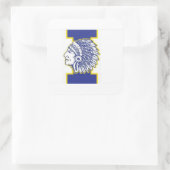 Irondequoit Indianen sticker (Tas)