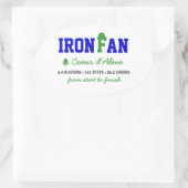 IronFan Ovale Sticker (Tas)